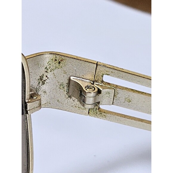Kenneth Cole KC041 198 Gold Metal Sunglasses Frame 127-17-135 Vintage Rare Wrap - Picture 14 of 15